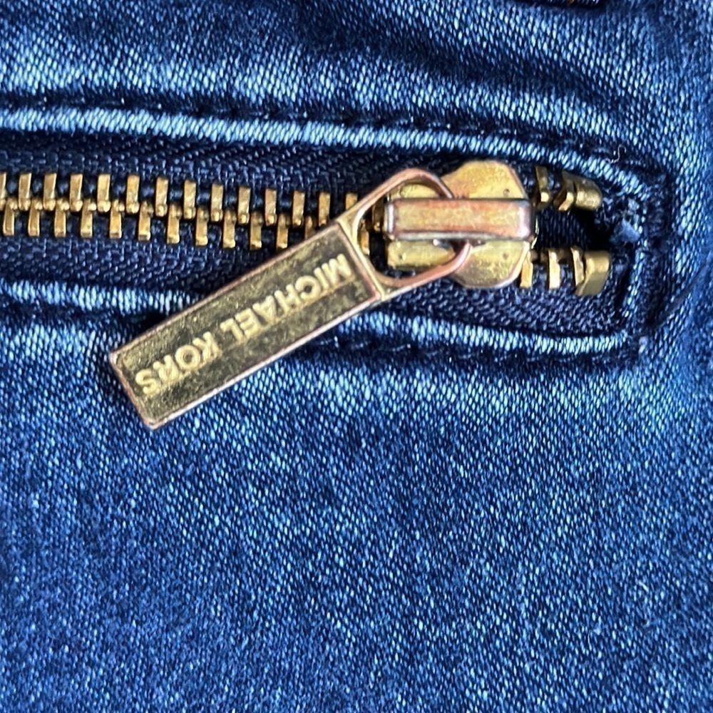 Michael Kors jeans, size 12 women’s gold accents - Picture 8 of 10